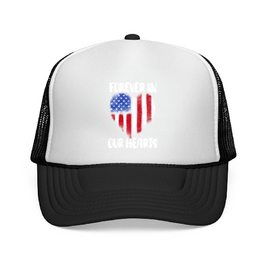 Patriotic Veteran USA Flag American Memorial Day Trucker Caps