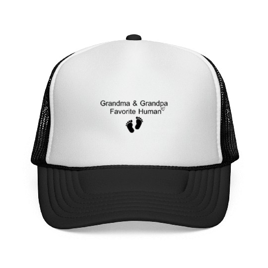 Grandma & Grandpa Favorite Human Grandparents Trucker Caps