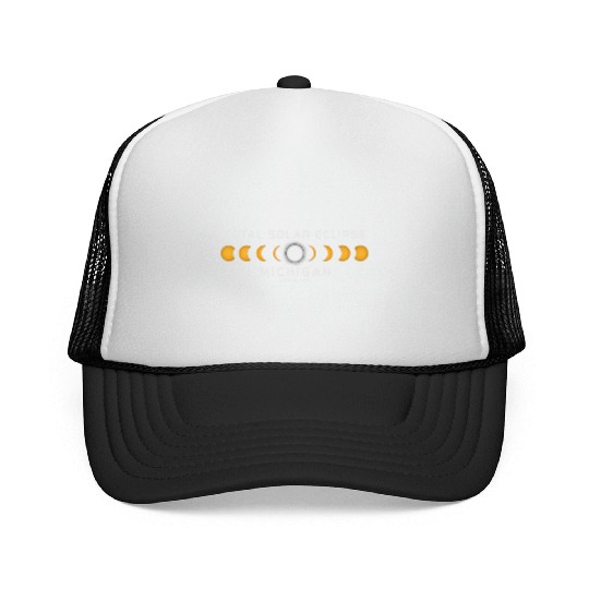 Michigan Solar Eclipse 2024 April 8 Souvenir Trucker Caps