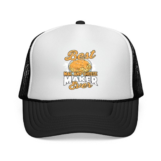 Mac N' Cheese Taster Pasta Food Macaroni Trucker Caps