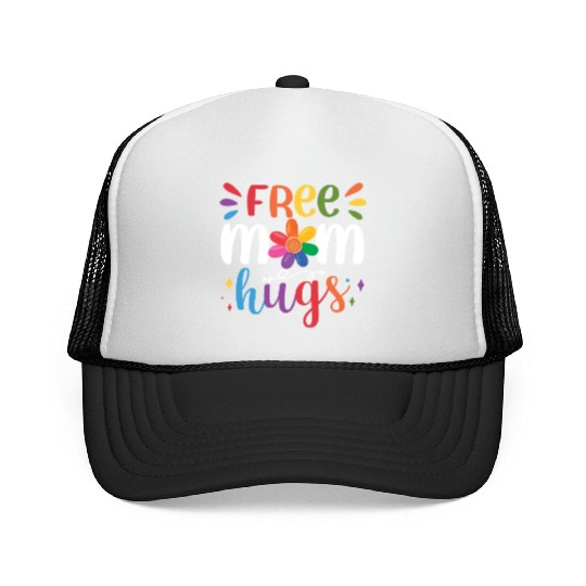 Free Mom Hugs Trucker Caps