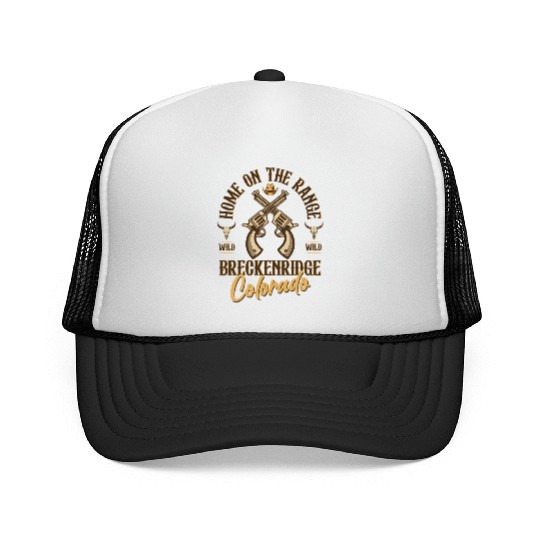 Breckenridge Colorado wild west town Trucker Caps