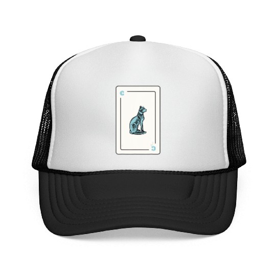 Cat Playing card Cat Lovers Gift Trucker Caps