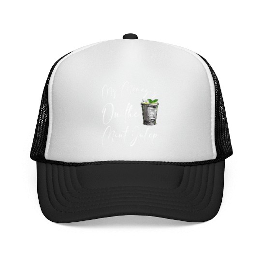 Funny Derby Day And Mint Juleps Kentucky Horse Ra Trucker Caps