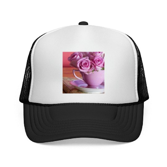 Beautiful Floral print Trucker Caps