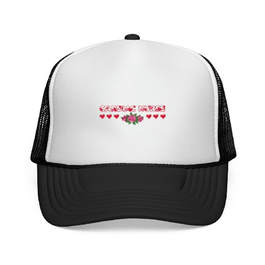 Cute Cardiac Nurse Apparel Trucker Caps