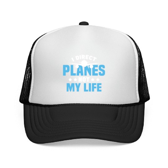 Air Traffic Controller ATC Flight Control Aircraft Trucker Caps