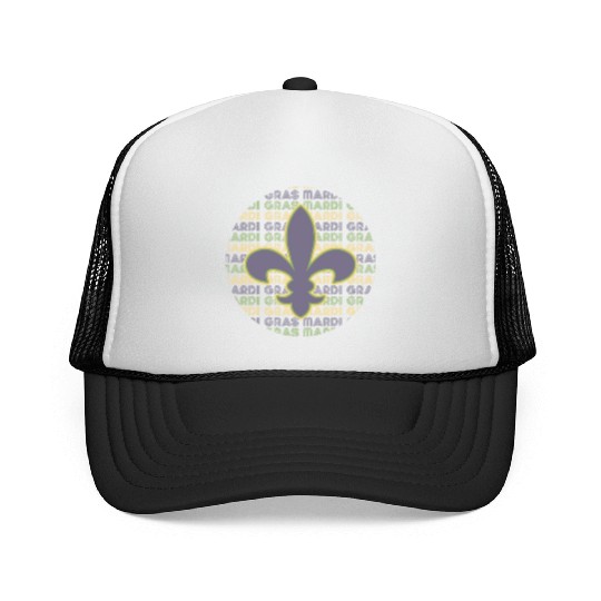 Mardi Gras New Orleans Trucker Caps