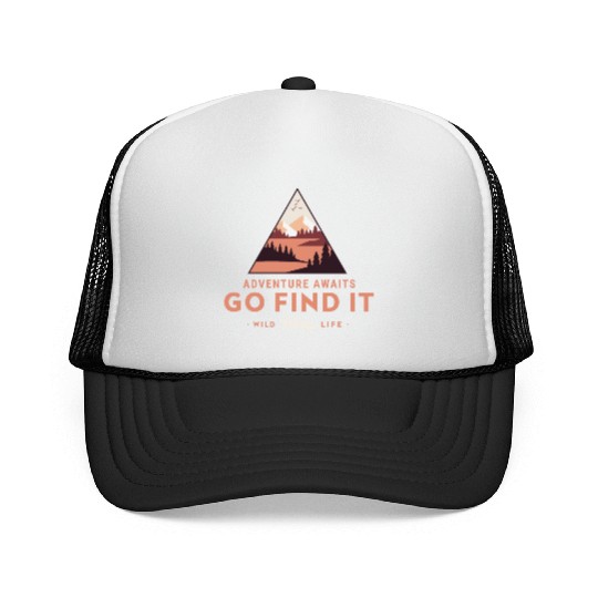 Adventure Awaits Go Find It Trucker Caps