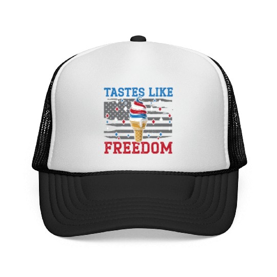Patriotic America USA Flag 4th Of July American Trucker Caps