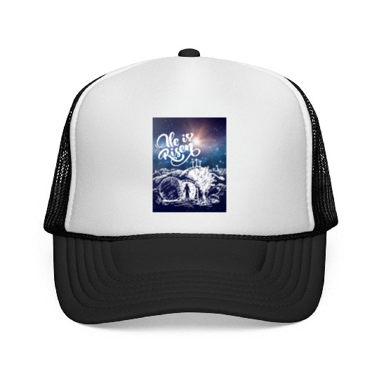 He Is Risen!Jesus,Easter, Bright & Morning Star Trucker Caps