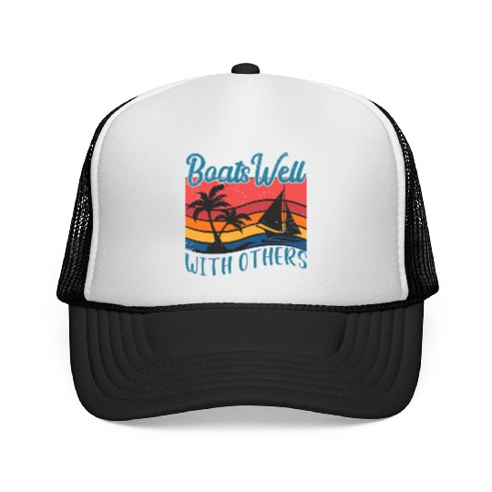 Boating Boat Captains Boating Sailing Cruise Ship Trucker Caps