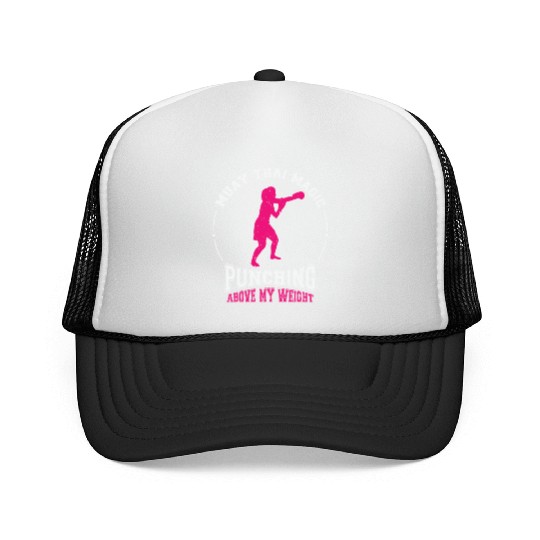 International Women's Day Muay Thai Girl Power Trucker Caps