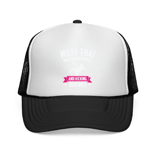 International Women's Day Muay Thai Girl Power Trucker Caps
