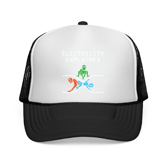 Electronic Physics Science Teacher Proton Neutron Trucker Caps