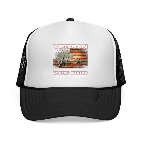 Veteran of the United States US Air Force Trucker Caps