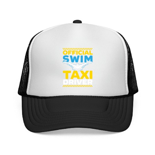 Official Swim Taxi Driver Taxi Taxicab Cab Driver Trucker Caps