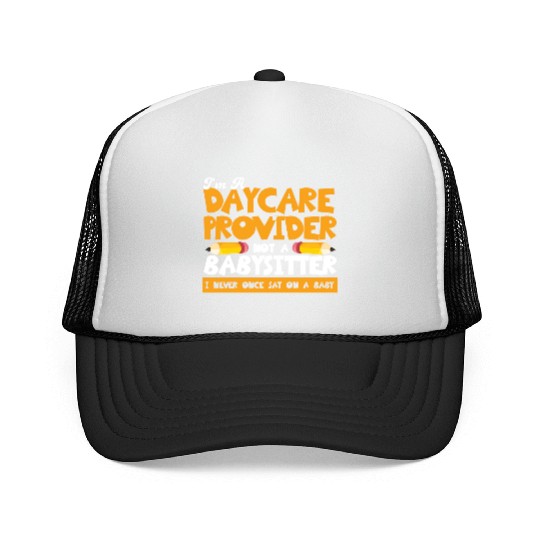 Daycare Teacher Child Care Daycare Provider Gift Trucker Caps