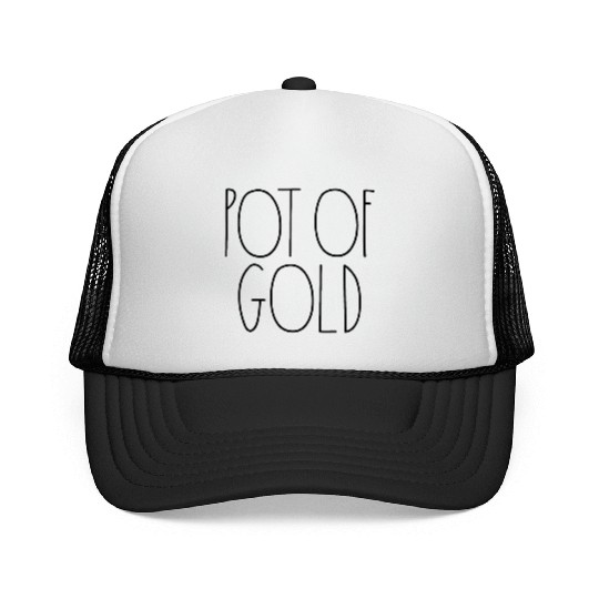 Pot of Gold Rae Dunn Inspired Minimalist Decor Trucker Caps