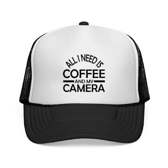Funny Camera photography quote gift Trucker Caps