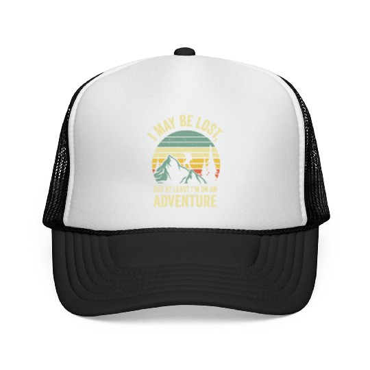 Hiking Camping Mountain Hiker Trucker Caps