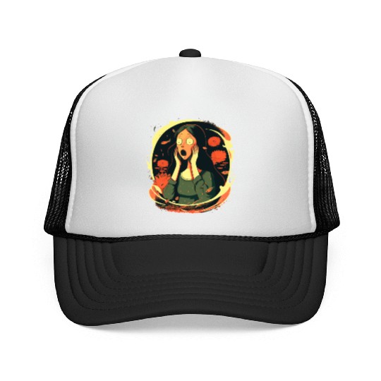 Surreal Scream Lisa Trucker Caps