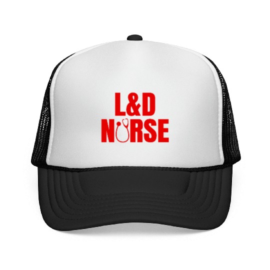 Great L&D Nurse Apparel Newborn Baby Trucker Caps
