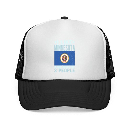 Minnesota Flag US State Trucker Caps