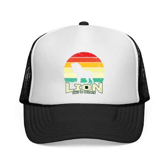 Lion King Of Animals Trucker Caps