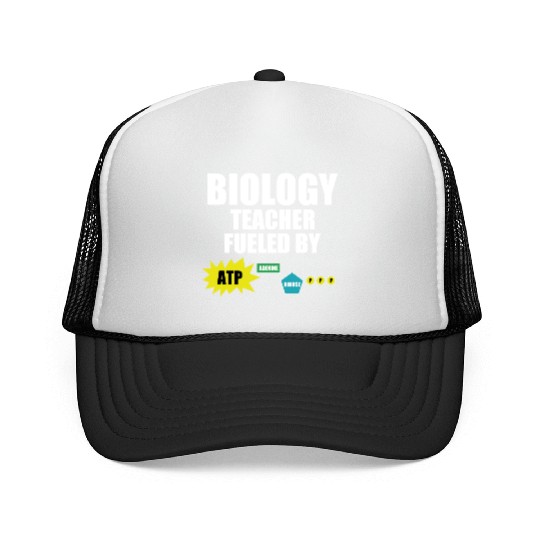 Funny Biology Teacher Men Women Teacher Gift Trucker Caps