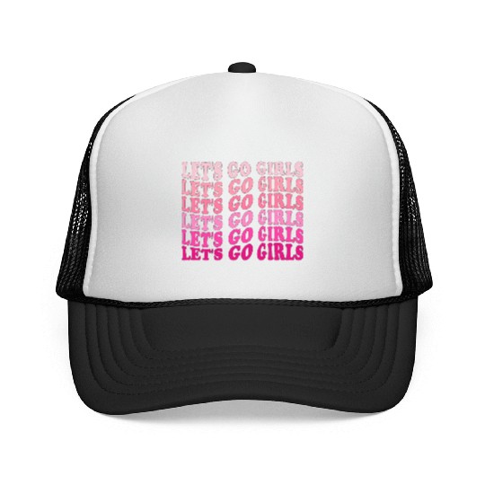 Let's Go Girls Trucker Caps, BRIDE,Bachelorette Party