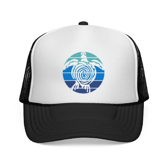 Earth Day, Sea Turtle, Clean the Ocean Trucker Caps