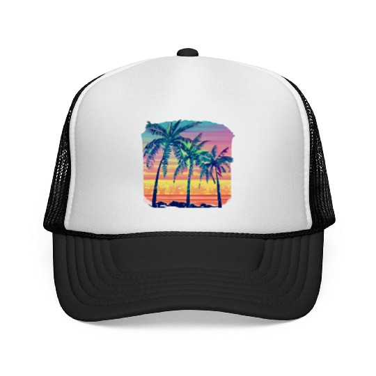 Summer design. Trucker Caps