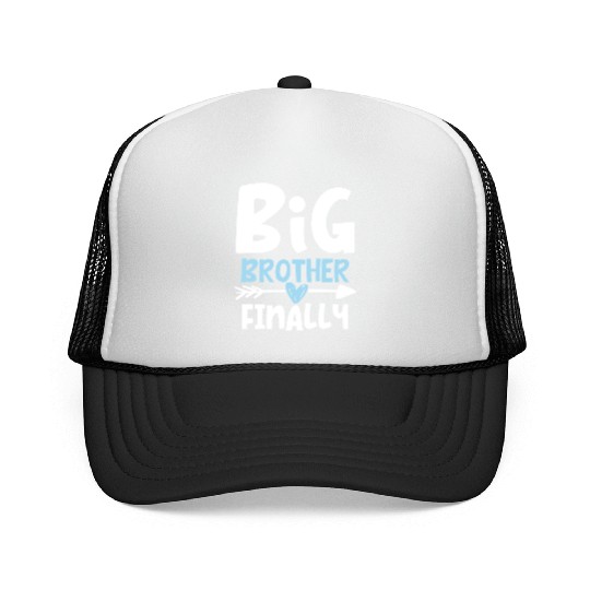 Big Brother Finally Brother To Be Trucker Caps