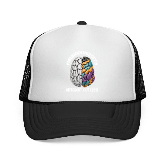 "Different, Not Less" Neurodiversity Trucker Caps
