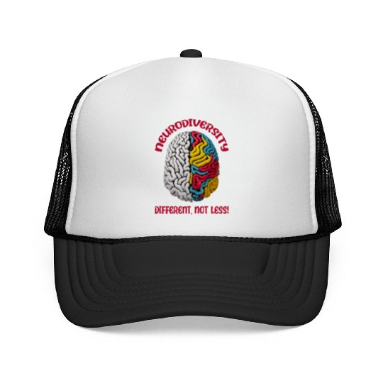 "Different, Not Less" Neurodiversity Trucker Caps