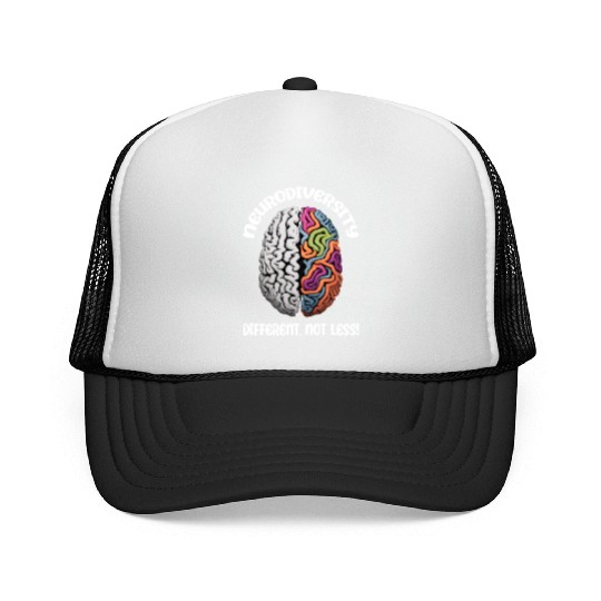 "Different, Not Less" Neurodiversity Trucker Caps