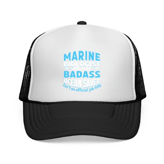 Save Nature Oceans Day Earth Day Marine Biologist Trucker Caps