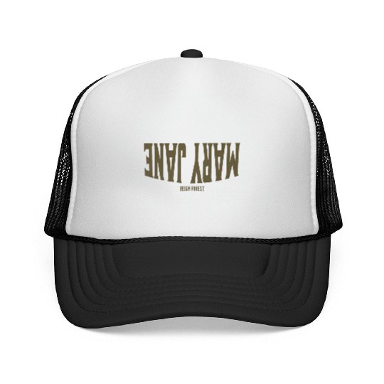 Mary Jane Weed Highdea Funny Graphic Trucker Caps Trucker Caps
