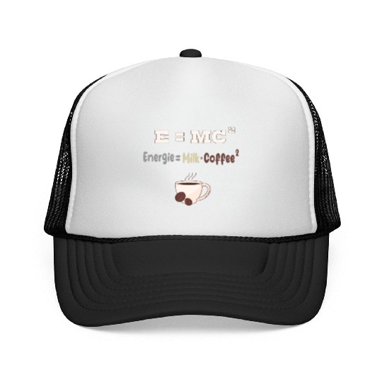 coffee lover funny physics science energy milk Trucker Caps