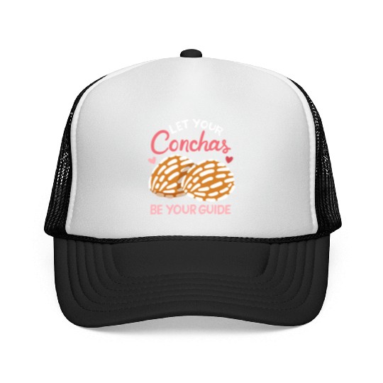 Conchas Mexican Mexico Sweet Bread Roll Trucker Caps