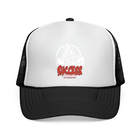 GYM No Excuses Body Building Fitness Gorilla Trucker Caps