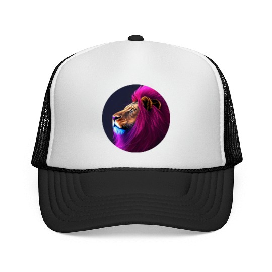 Flowing Lion Colors Trucker Caps