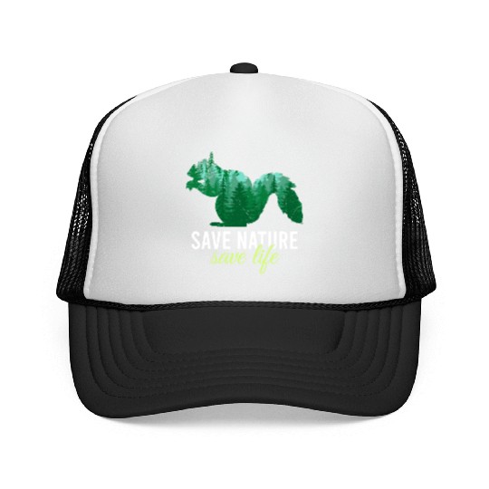 Save Nature Save Life Design environment Trucker Caps