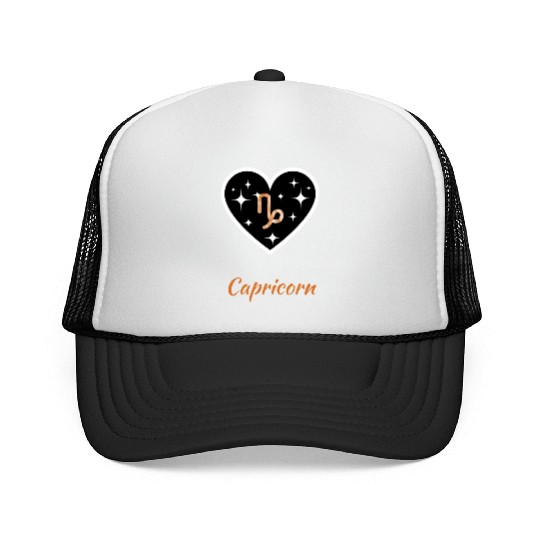 Capricorn zodiac sign, astrology, sun, birthday Trucker Caps