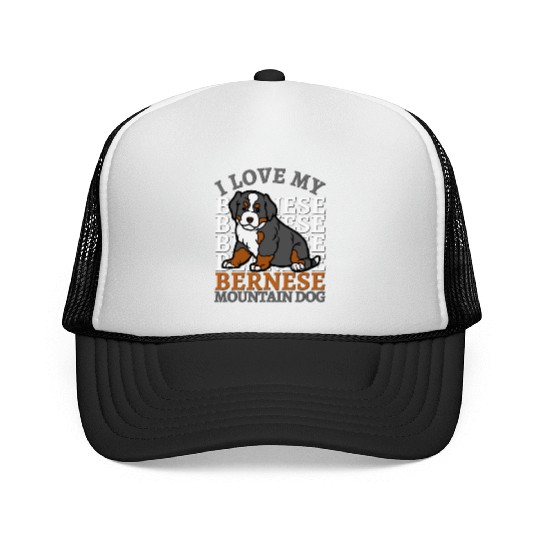 Bernese Mountain Dog. Best mom of Bernese Mountain Trucker Caps