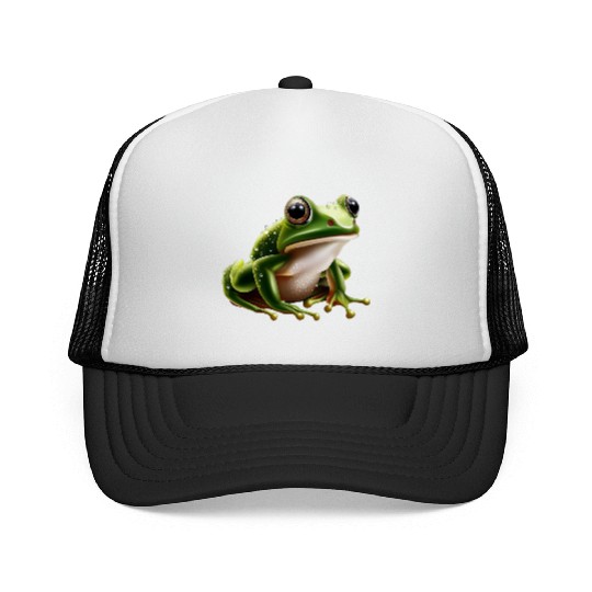 Rain frog water drop frog Trucker Caps