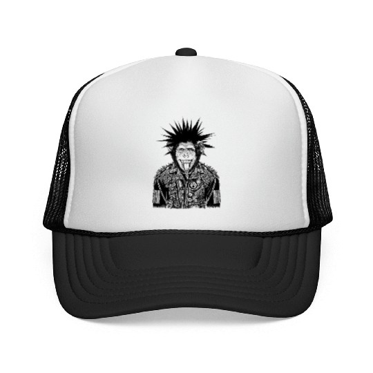 Punk Monkey Trucker Caps
