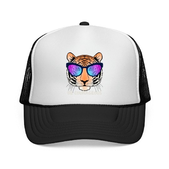 Be Courageous like a Lion Trucker Caps