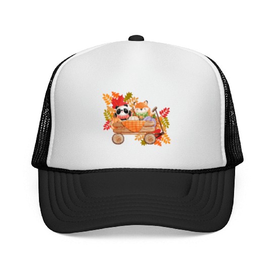 Autumn Friends Trucker Caps